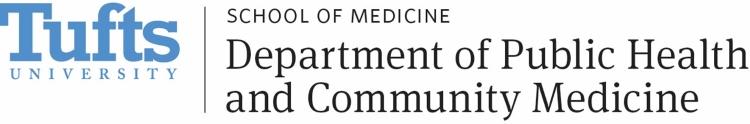 Dept of Public Health & Community Medicine Logo