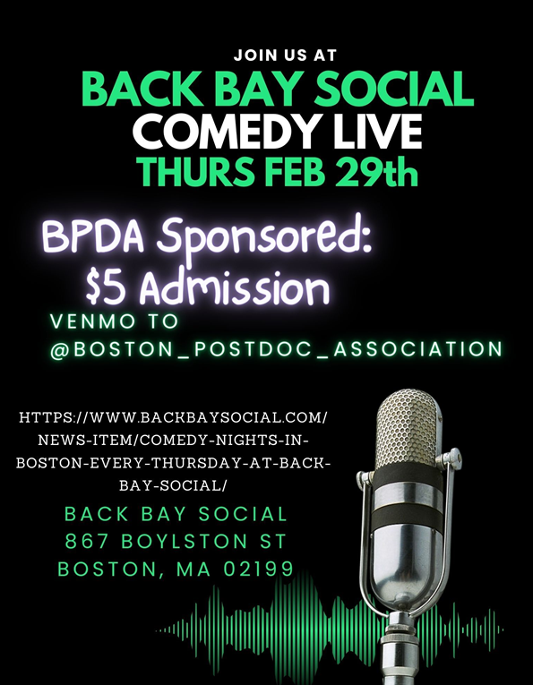 BPDA Comedy Social Flyer